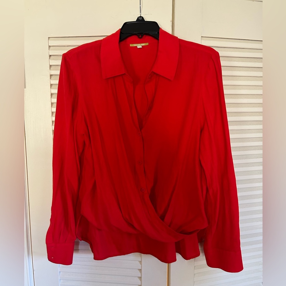 Red Gianni Bini blouse